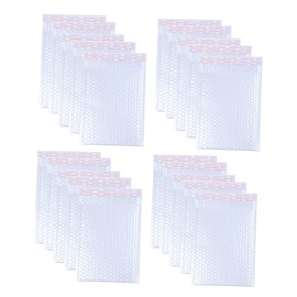 Operitacx 25pcs Foam Bag Boxes Packaging Aluminum Storage Case Small Aluminum Case Plugs Refrigerator Decoration Para Poly Envelopes Electrician Tool Bag Fridge Magnets Funny Clear Pvc White