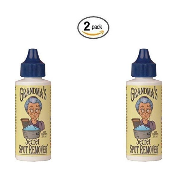 Grandma's Secret Spot Remover, 2-Ounce (4oz (2X 2oz), 2 Fl Oz (Pack of 2), Multicolor, 4 Fluid