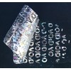Multilingual Silver Hologram Security Labels Stickers X 150 with Void
