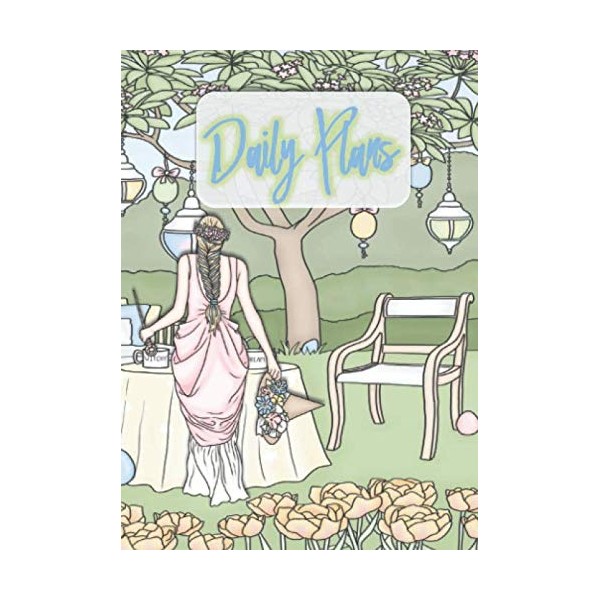 Daily Plans: 5”X7” Undated Daily Planner – Spring Magic -