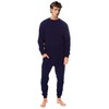 Nikaro Men's Ultra-Soft Fleece Lounge Set Hooded or Crew Neck