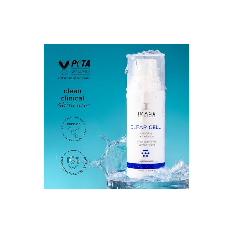 IMAGE Skincare Loción aclaradora de células claras para el acné,