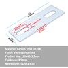 10 Pcs Electrogalvanized Dock Parts Dock Cleat Flat Washer Plate,3.5mm