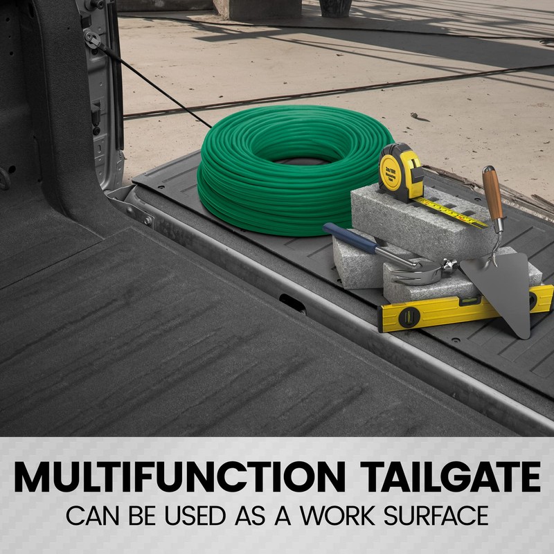 BDK-MT-600A Heavy-Duty Utility Truck Bed Tailgate Mat, 60" x 19.5"