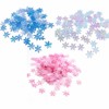 Pack of 900 Snowflake Confetti, Christmas Snowflake Table Confetti White