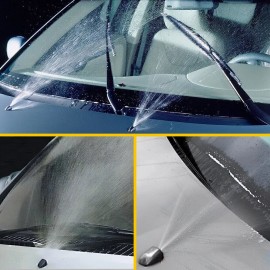 Gearzaar Universal Car Windshield Wiper Washer Squirter Nozzle Spray Jet Kit Fluid Hose T