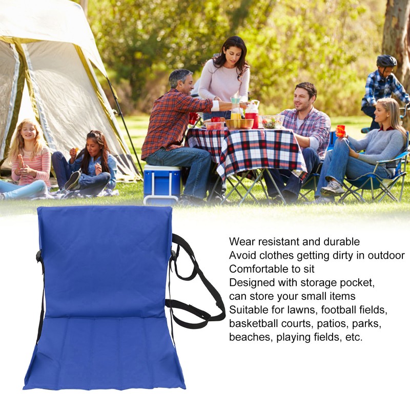 Folding Stadium Seat Lightweight Portable Oxford Cloth Stadium Bleacher Seat