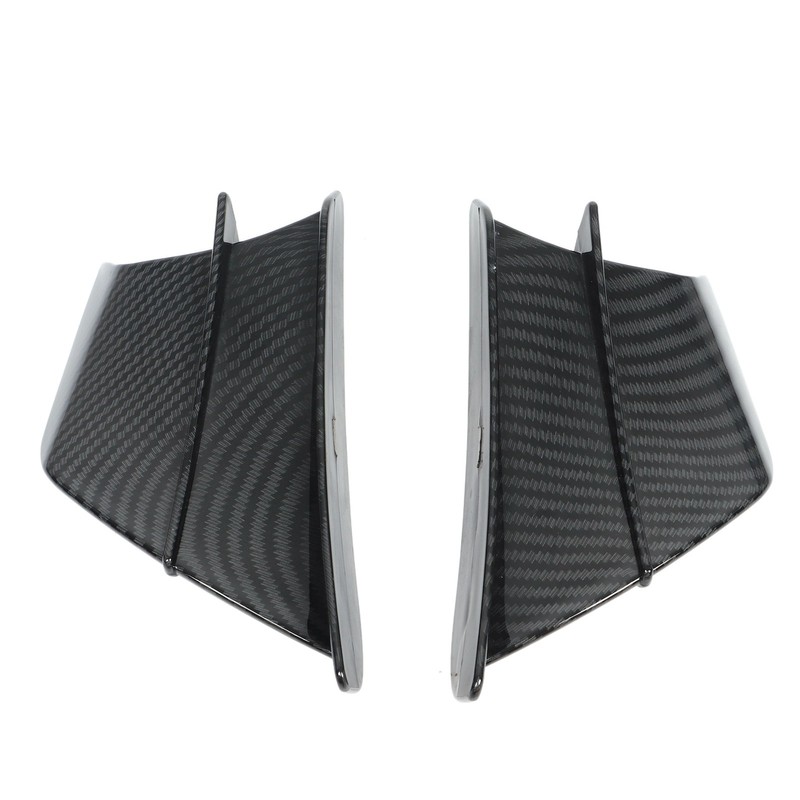 1 Pair Motorcycle Aerodynamic Wing Carbon Fibre Style Side Fairings