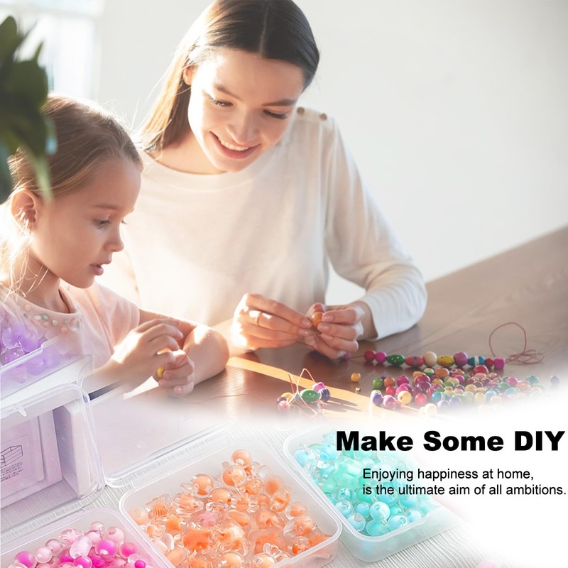 DILIBRA Bead Organizer Box, 46 Pcs Small Bead Organizers and