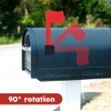 Mailbox Flag Replacement Kit, Self Adhesive Red Mail Flag No