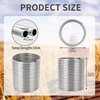 BACOENG 1/2" x 50Ft 304 Wort Chiller, Stainless Steel Tubing