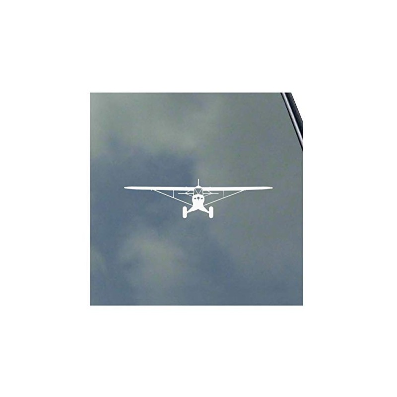 Piper PA-18 Super Cub Pilot Front Vinyl Sticker Decal Bush