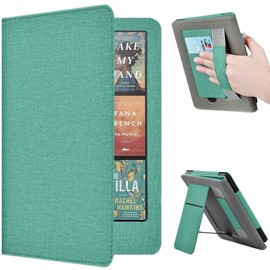 Stand Case for 7" Kindle Paperwhite 12th Gen 2024 and Kindle Colorsoft with Hand Strap - Durable, Auto Sleep Wake