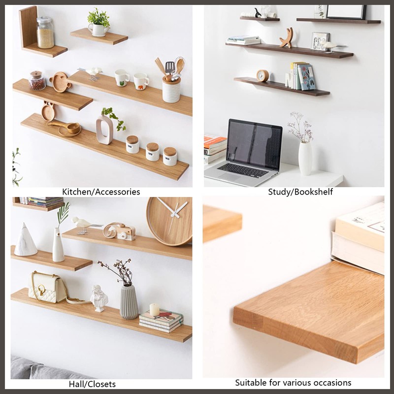 Floating Shelf Brackets, Pack of 10 Concealed Brackets, Shelf Brackets,