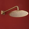 SEABEFORE 16" long sweep shower arm Wall Mounted Gold shower
