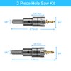 TCT Hole Saw Set, 2-Pack of 5/8" (16mm) Heavy Duty