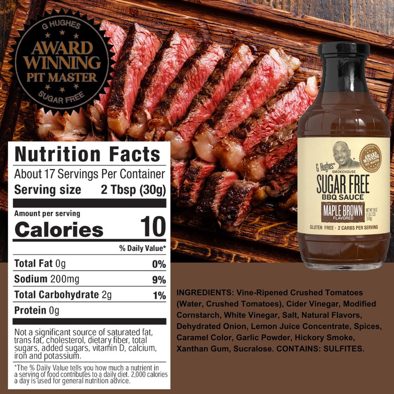 G Hughes Sugar Free, BBQ Sauce Variety Pack - Original,