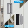 GreaTalent 3Pack Home Security Door Reinforcement Lock, Childproof Door Lock