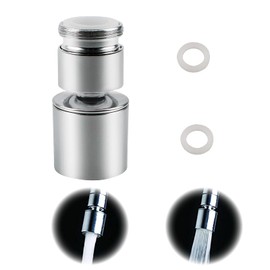 TXErfolg Aerator M22 and M24 Applicable Tap Filter 360 Degree Rotatable Water Saving Double Functional Mixing Nozzle Screen Flow Regulator Made of ABS and Copper for Kitchen Bathroom Water Saving
