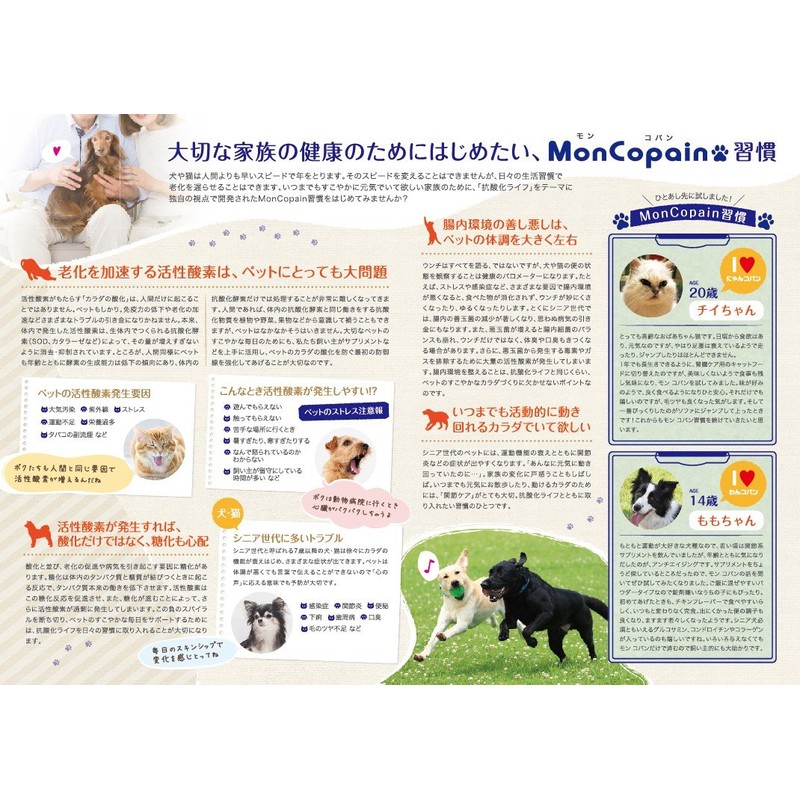 monkopan Dog Cat Supplements [Powder Type Chicken Flavor ]※ Spoon