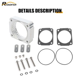 ROADFAR Throttle Body Spacer Compatible for Ford Mustang 2005 2006 2007 2008 2009 2010 Throttle Body Gasket