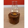 Kinaree Wooden Lantern with Tin - 17 cm Wooden Lantern