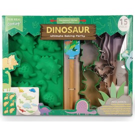 Handstand Kitchen Dinosaur Buddies 15-piece Ultimate Baking Party with Recipes