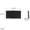Front License Plate Bracket | Fits 2014–2019 Corvette C7 |