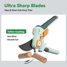 PrunePro 8" Professional Pruning Shears for Gardening Bypass Hand Pruner Stainless Steel Sharp Garden Scissors Plant Flower Rose Garden Clipper - 2 Pack