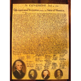 American Documents The Declaration of Independence Jigsaw Puzzle, 750-Piece