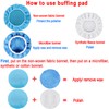 SIQUK 26 Pieces Car Polisher Buffing Pads 7 Inch Car