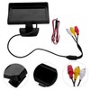 GANAZONO 1set Backup Camera Monitor for Vehicles Dual Input Rear