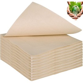 Paquete de 100 servilletas desechables de cóctel, servilletas de calidad de 2 capas, servilletas de papel Elelgant suaves y absorbentes, servilletas de barra compostables para bodas, fiestas,