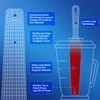 Silicone Blender Spatula for Vitamix Blender Blades - Under Blade