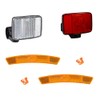Bicycle Reflector Set, Wheel Spoke Reflector, Universal Bicycle, High Intensity