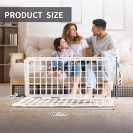 12 PCS Under Couch Blockers for Bed Couch Furniture Underneath Stop from Getting Under The Sofa (Clear-12pcs)