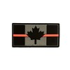 PVC Morale Patch - Canadian Flag - Thin Orange Line