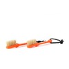 Mantle Brush Boulderbrush Nature Set of 2, Orange, L, 400302