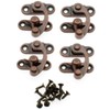 Antique Vintage Lock Clasp Right Latch Hook Hasp,LBTODH 4 Pack