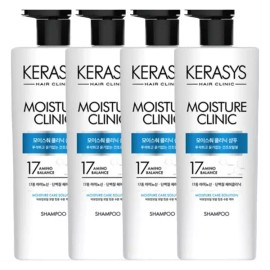 Kerasis 케라시스 모이스춰 클리닉 단백질 샴푸 600ml X 4개 Kerastase Moisture Clinic Protein Shampoo 600ml x 4