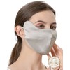 VICHERIA Silk Mask, UV Protection, 100% Silk, UPF50, Nose Nostrils,