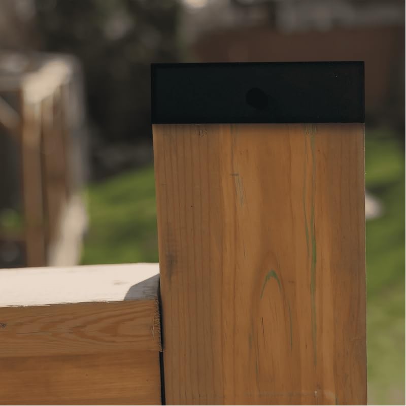 Nuvo Iron Eazy Cap™ Flat Pyramid Post Cap - Galvanized