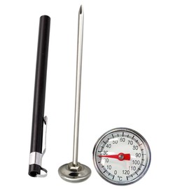WHAMVOX Food Thermometer Baking Cooking Thermometers Cooking Kitchen Thermometer Kitchen Cooking Thermometer Brewing Thermometer Milk Coffee Thermometer Instant Read Thermometer Black