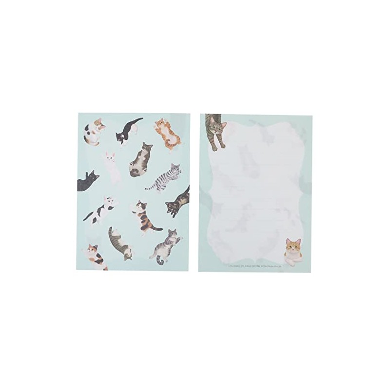 Felissimo Cat Club [Letter Set] Letter Set/Blue Cat