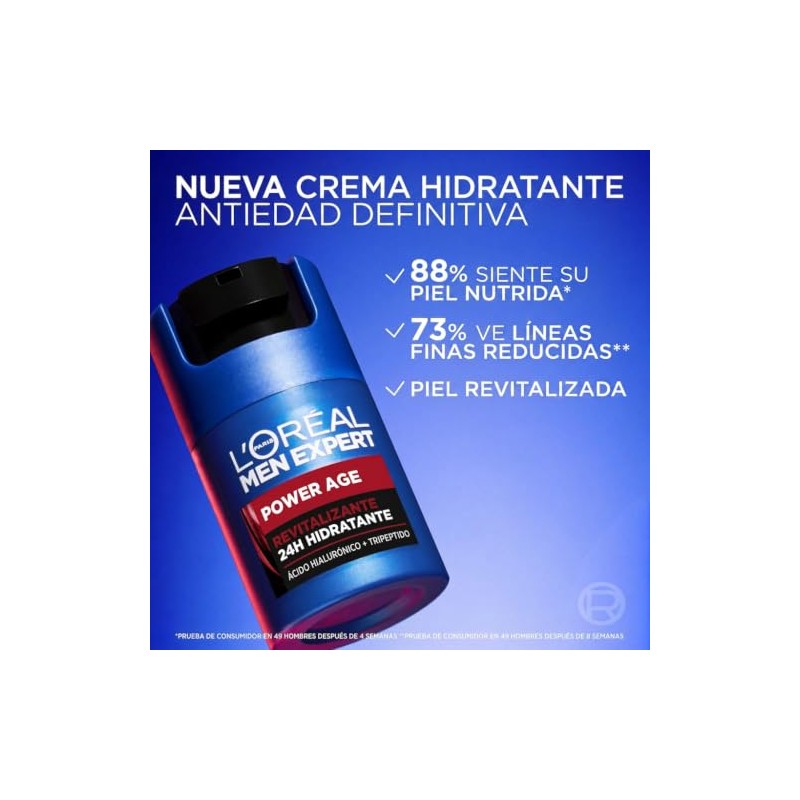 LOréal Paris Men Expert Stop Arrugas Crema Antiedad Hidratante 50