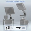 Leaplumin Field Monitor Mount Monitor Holder with Cold Shoe, 1/4"