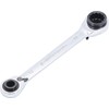 BGS Diy 30007 | Double Ended Ratchet Wrench | 4-in-1