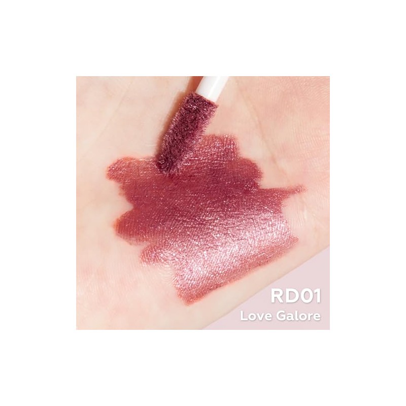 FOCALLURE Metallic Liquid Lipstick,Non Stick Cup Lip Gloss,High Impact Lip