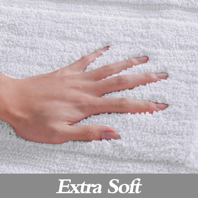 TOMORO Non-Slip Bathroom Rug Super Absorbent Bath Mat Extra Soft
