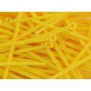 100 Yellow Cable Ties, Strong Nylon, 100mm x 2.5mm